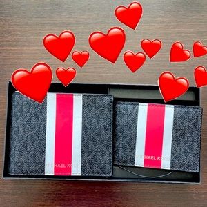 Michael Kors Men’s wallet 3 in 1. Amazing gift for Valentines’s Day!